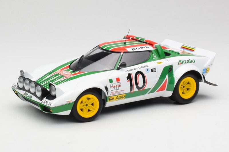 Lancia Stratos #10 S. Munari / S. Maiga Winners Rally Monte Carlo 1976 Minichamps 1:18 155761710 Metāls