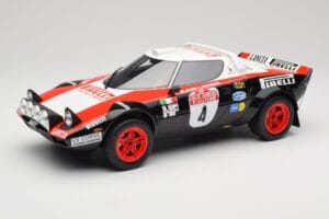 Lancia Stratos HF Gr.4 Melns #0 M. Alen / I. Kivimäki Rally San Remo 1978 Otto 1:12 G088 Sveķi