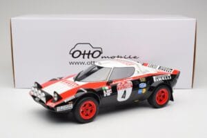 Lancia Stratos HF Gr.4 Melns #0 M. Alen / I. Kivimäki Rally San Remo 1978 Otto 1:12 G088 Sveķi — attēls 6 no 6