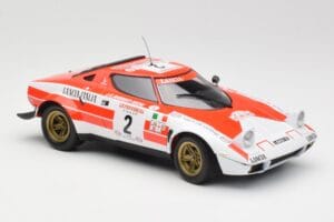 Lancia Stratos HF #2 J-B. Andruet / Biche Winners Tour de Corse 1974 Minichamps 1:18 155741702 Metāls — attēls 4 no 6