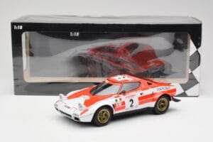 Lancia Stratos HF #2 J-B. Andruet / Biche Winners Tour de Corse 1974 Minichamps 1:18 155741702 Metāls — attēls 6 no 6
