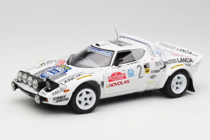 Lancia Stratos HF #2 Jolly Club A. Fassina / M. Mannini Rally Sanremo 1979 Sun Star 1:18 4510 Metāls