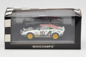 Lancia Stratos #10 Team Alitalia S. Munari / S. Maiga Rally Monte Carlo 1976 Minichamps 1:43 430761210 Metāls — attēls 4 no 4