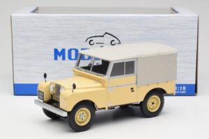 Land Rover 88 Series 1 Hard Top Gaiši Bēšs MCG 1:18 MCG18368 Metāls — attēls 6 no 6