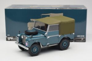 Land Rover 88 Series I Gaiši Zils Minichamps 1:18 150168907 Metāls — attēls 8 no 8