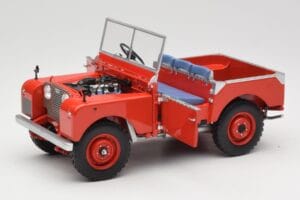 Land Rover 88 Series I Sarkans Minichamps 1:18 150168910 Metāls — attēls 2 no 8