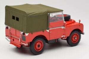 Land Rover 88 Series I Sarkans Minichamps 1:18 150168910 Metāls — attēls 3 no 8