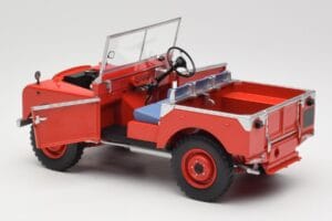 Land Rover 88 Series I Sarkans Minichamps 1:18 150168910 Metāls — attēls 5 no 8