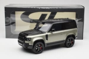 Land Rover Defender 90 HSE P400 L663 Pangea Green Metallic GT Spirit 1:18 GT517 Sveķi — attēls 6 no 6