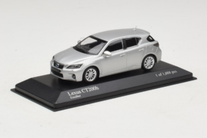Lexus CT200h Sudrabs Minichamps 1:43 410166001 Metāls — attēls 2 no 4