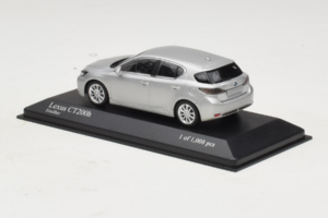 Lexus CT200h Sudrabs Minichamps 1:43 410166001 Metāls — attēls 3 no 4