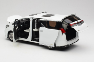 Lexus LM300h White Pearl Kyosho 1:18 08963WP Metāls — attēls 5 no 8