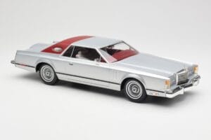 Lincoln Continental Mark V Coupe Sudrabs BoS Models 1:18 BOS084 Sveķi — attēls 4 no 6