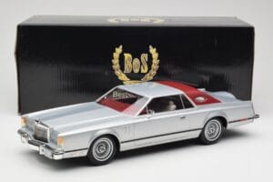 Lincoln Continental Mark V Coupe Sudrabs BoS Models 1:18 BOS084 Sveķi — attēls 6 no 6