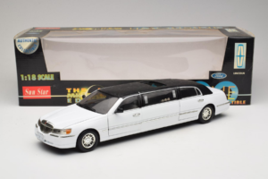 Lincoln Limousine Balts Sun Star 1:18 1260 Metāls — attēls 8 no 8
