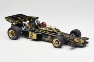 Lotus 72D #5 E. Fittipaldi John Player Special GP Spain 1972 MCG 1:18 MCG18610F Metāls — attēls 2 no 6