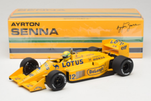 Lotus 99T Honda #12 A. Senna Team Lotus 1987 Minichamps 1:18 540871812 Metāls — attēls 7 no 7