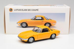 Lotus Elan S/E Racing Dzeltens AUTOart 1:18 75352 Metāls — attēls 8 no 8