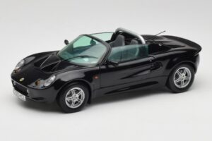 Lotus Elise S1 Roadster Melns Chrono 1:18 CH001 Metāls