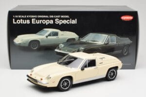 Lotus Europa S2 Special Balts Kyosho 1:18 08155W Metāls — attēls 8 no 8