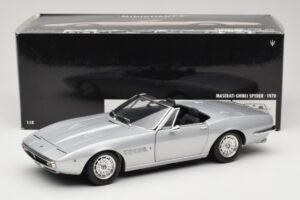 Maserati Ghibli Spyder Sudrabs Minichamps 1:18 100122330 Metāls — attēls 7 no 7
