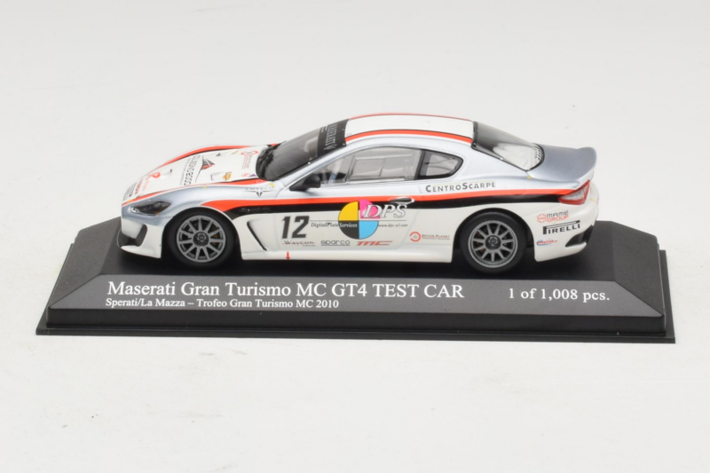 Maserati GranTurismo MC GT4 #12 Sperati / La Mazza Maserati MC 2010 Minichamps 1:43 400101212 Metāls
