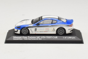 Maserati GranTurismo MC GT4 #9 Moncada / Petrini Maserati MC 2010 Minichamps 1:43 400101209 Metāls