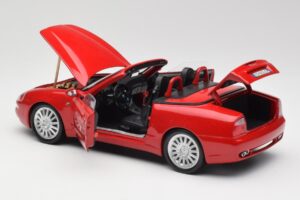 Maserati GT Spyder Sarkans Bburago 1:18 34097 Metāls — attēls 7 no 8