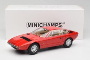 Maserati Khamsin Sarkans Minichamps 1:18 107123821 Sveķi — attēls 6 no 6