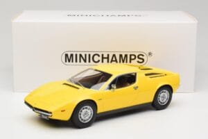 Maserati Merak Dzeltens Minichamps 1:18 107123760 Sveķi — attēls 6 no 6