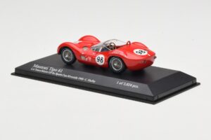 Maserati Tipo 61 #98 C. Shelby Times Mirror Grand Prix Riverside 1960 Minichamps 1:43 400601298 Metāls — attēls 3 no 4
