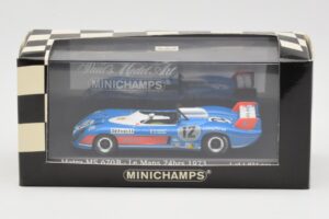 Matra Simca MS670B #12 J-P. Beltoise / J-P. Jabouille / J-P. Jaussaud 24 Hours of Le Mans 1973 Minichamps 1:43 430731112 Metā — attēls 4 no 4