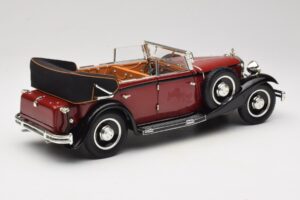 Maybach DS8 Zeppelin Sarkans Anson 1:18 30413 Metāls — attēls 3 no 8