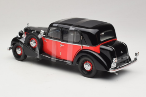 Maybach SW35 Hardtop Melns Sarkans Premier Miniature 1:18 PM-38208 Metāls — attēls 5 no 6