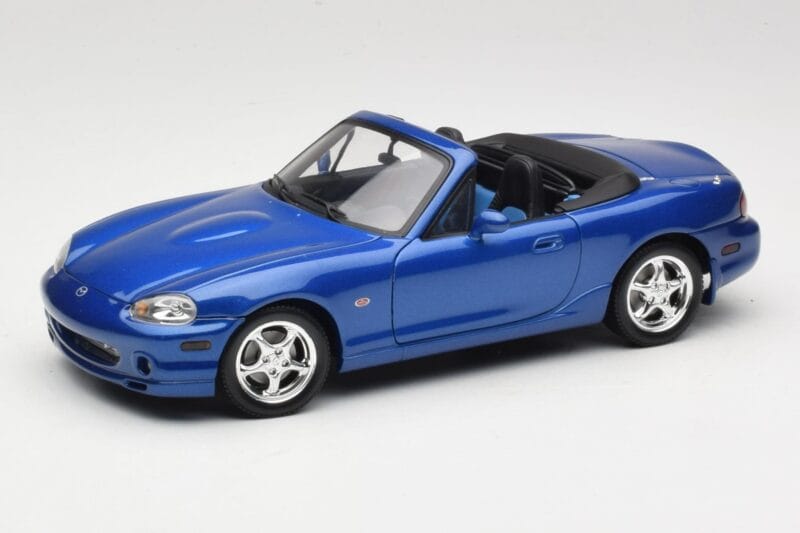Mazda MX-5 NA 10th Anniversary Blue Metallic Gate 1:18 01071 Metāls
