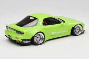 Mazda RX-7 FD Rocket Bunny Pearl Green Otto 1:18 OT1155 Sveķi — attēls 2 no 6