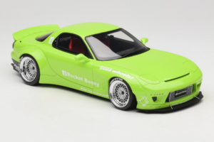 Mazda RX-7 FD Rocket Bunny Pearl Green Otto 1:18 OT1155 Sveķi — attēls 4 no 6