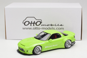 Mazda RX-7 FD Rocket Bunny Pearl Green Otto 1:18 OT1155 Sveķi — attēls 6 no 6