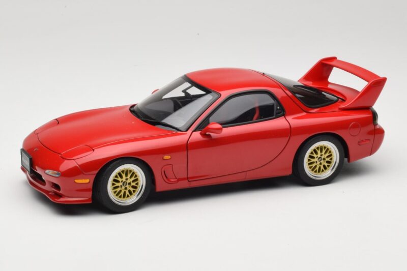 Mazda RX-7 FD Tuned Version Vintage Red AUTOart 1:18 75969 Metāls