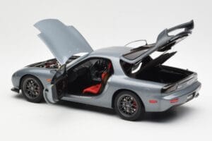 Mazda RX-7 FD Spirit R Type A Pelēks Metallic AUTOart 1:18 75987 Metāls — attēls 5 no 8