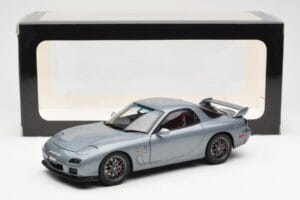 Mazda RX-7 FD Spirit R Type A Pelēks Metallic AUTOart 1:18 75987 Metāls — attēls 8 no 8