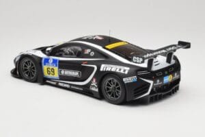 McLaren 12C GT3 Dorr Motorsport #69 C. Adams / M. Klasen 24 Hours Nurburgring 2013 Minichamps 1:18 151131369 Metāls — attēls 5 no 6