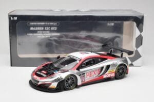 McLaren 12C GT3 Hexis Racing #107 O. Panis / F. Cazenave 24 Hours of Spa 2013 Minichamps 1:18 151131397 Metāls — attēls 6 no 6