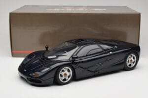 McLaren F1 Dark Blue Metallic Minichamps 1:12 530133128 Metāls — attēls 9 no 9