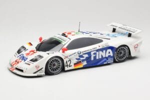 McLaren F1 GTR BMW Motorsport #42 J. Lehto / S. Soper / N. Piquet 24 Hours of Le Mans 1997 Minichamps 1:18 530133742 Metāls