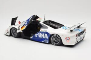 McLaren F1 GTR BMW Motorsport #42 J. Lehto / S. Soper / N. Piquet 24 Hours of Le Mans 1997 Minichamps 1:18 530133742 Metāls — attēls 5 no 8
