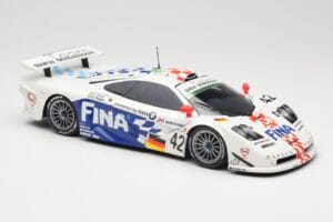 McLaren F1 GTR BMW Motorsport #42 J. Lehto / S. Soper / N. Piquet 24 Hours of Le Mans 1997 Minichamps 1:18 530133742 Metāls — attēls 6 no 8