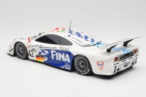 McLaren F1 GTR BMW Motorsport #42 J. Lehto / S. Soper / N. Piquet 24 Hours of Le Mans 1997 Minichamps 1:18 530133742 Metāls — attēls 7 no 8