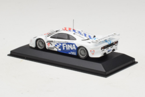 McLaren F1 GTR #9 Fina P. Kox / R. Ravaglia / A. Montermini 24 Hours of Le Mans 1997 Minichamps 1:43 MCLAREN002 Metāls — attēls 3 no 5