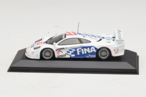 McLaren F1 GTR #9 Fina P. Kox / R. Ravaglia / A. Montermini 24 Hours of Le Mans 1997 Minichamps 1:43 MCLAREN002 Metāls